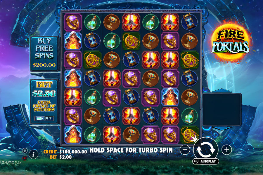 demo play of fire portals slot